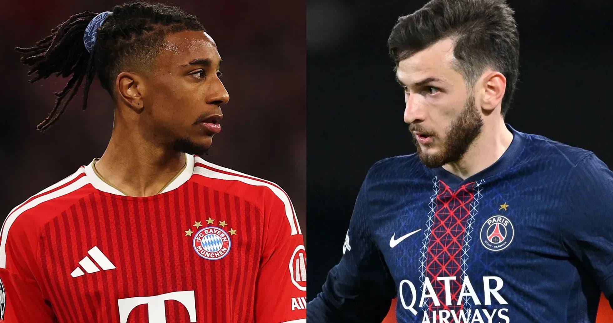 Игроки Bayern Munich и PSG в форме клубов