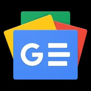 Логотип Google News на фоне цветных вкладок